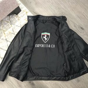 ferrari suede jacket